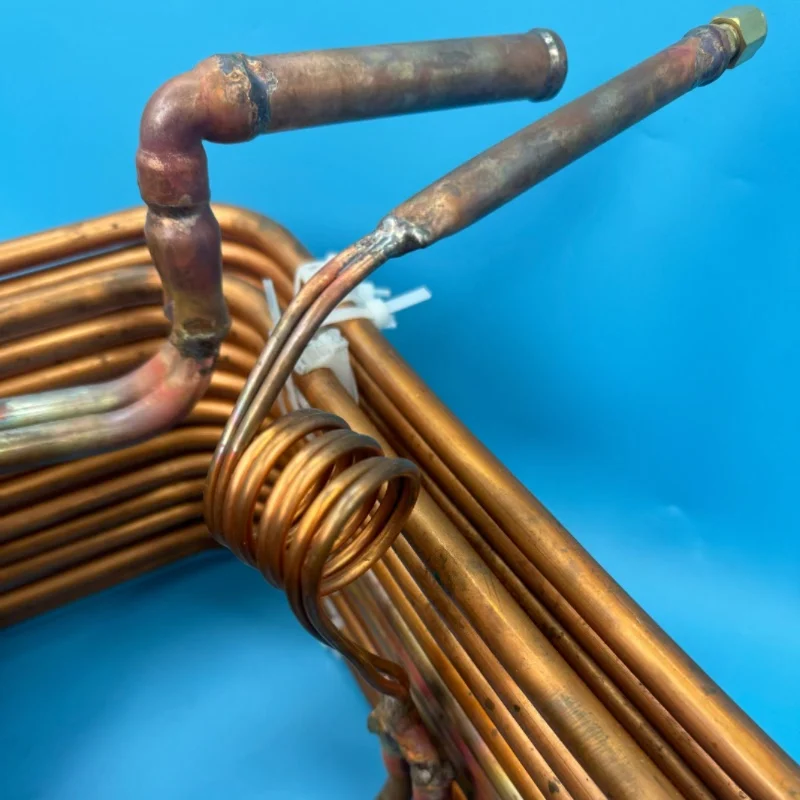 مبرد صناعي 5 ع مع مبخر لفائف نحاسية شعرية خنق، مبادل حراري لفائف نحاسية تبريد مربعة