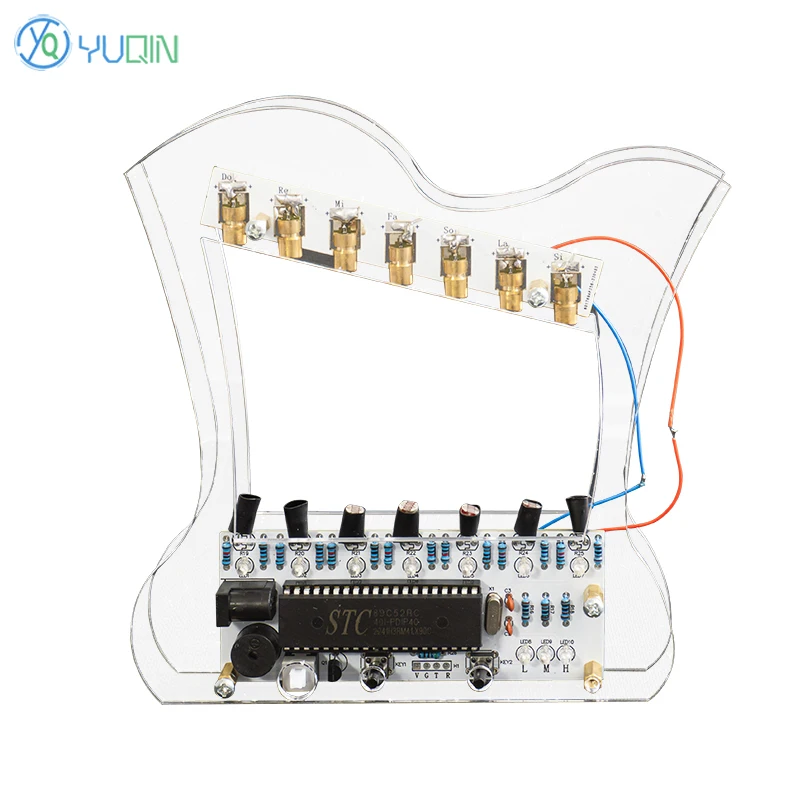 Imagem -04 - Microcontrolador Laser Harpa Eletrônica Faça Você Mesmo Kit Tecnologia Interessante Pequena Produção 51