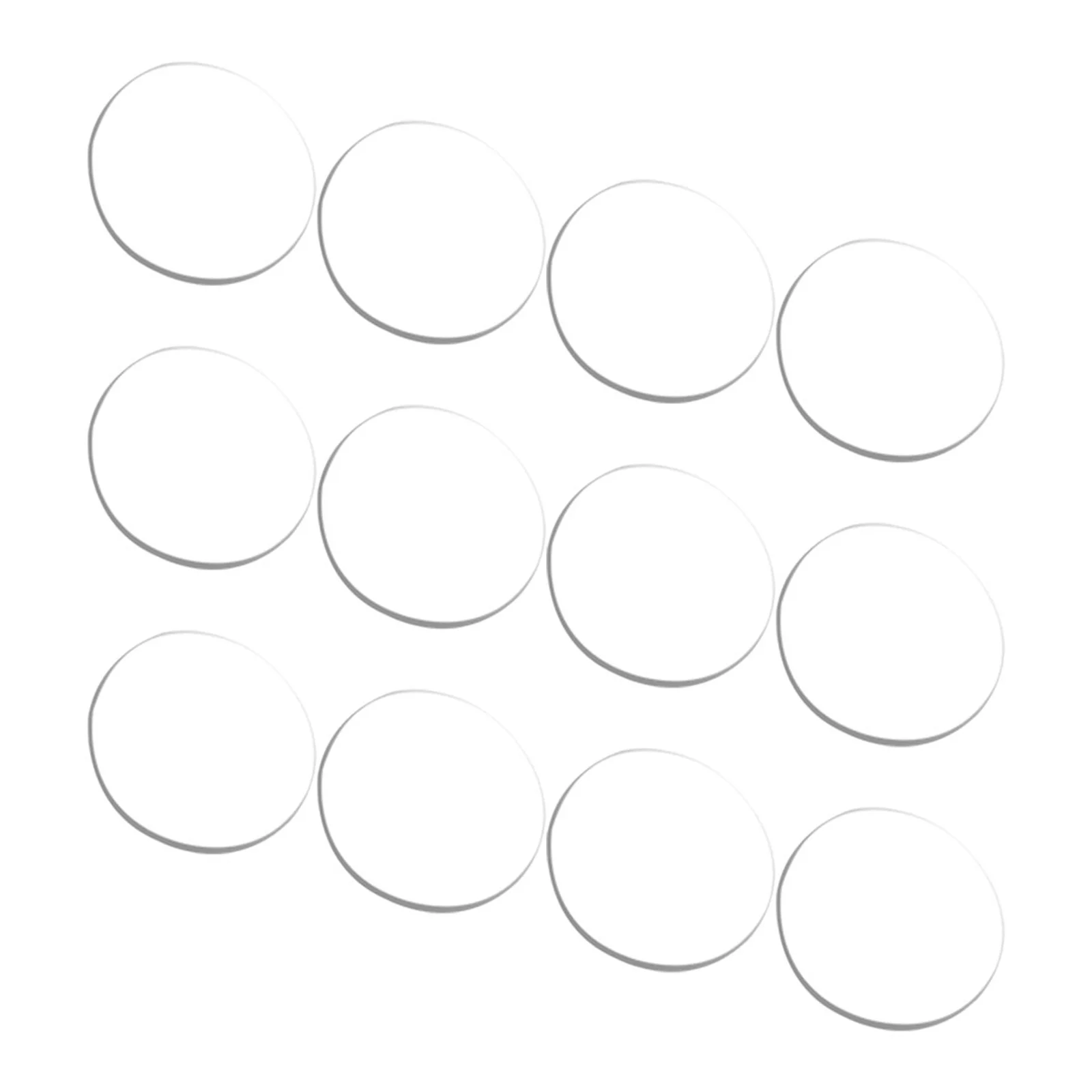 12 قطعة مصدات مطاطية شفافة شفط كأس غسالات الزجاج الجدول العلوي مصدات المضادة للانزلاق طاولة زجاجية غسالة المضادة للانزلاق فاصل #2