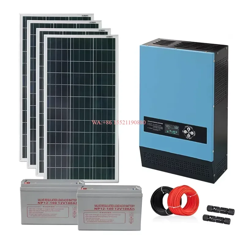 WMWMNU for 2KW 3KW 5KW 8KW 10KW 12KW Complete Solar Energy System Solar Panel Kit Power PV System Off Grid Cost for Home