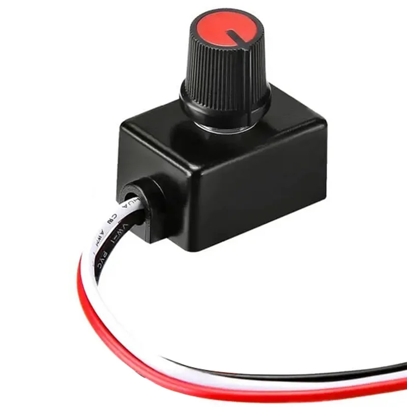 AK51-Universal Dimmer Switch 12-24V Low Voltage Light Strip Dimmer For LED RV Lights Interior, Truck Ceiling Lights Strip