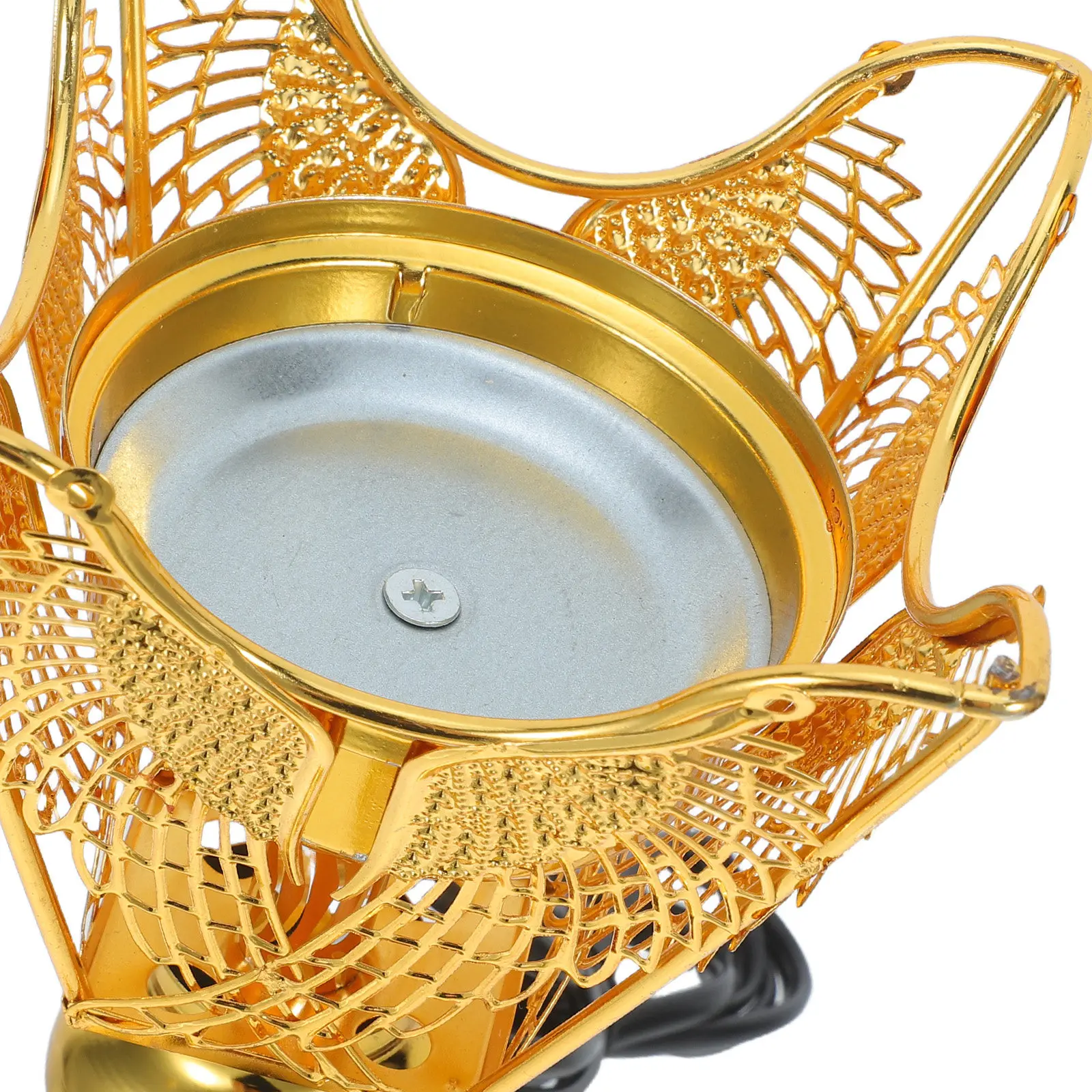 Bakhoor Incense Burner 9-Inch Charcoal Holder Decorative Electric Oud Frankincense Resin Burner Meditation Yoga Studio Home Plug