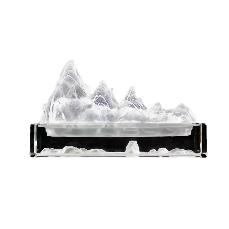 

Fengming ancient method glazed lying incense burner Qianli Jiangshan home furnishing indoor incense burner Zen ornament