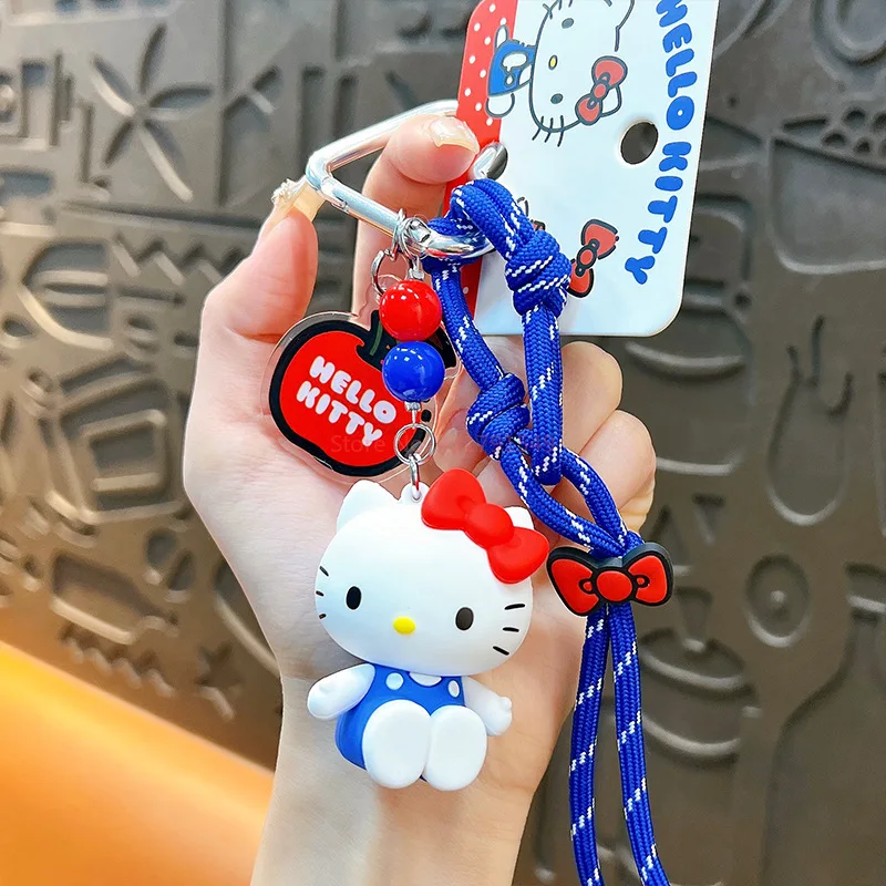 Authentic Sanrio Hello Kitty Keychain Fun Puzzle Toy Kawaii Bag Pendant Car Keychain Accessories Children's Small Gifts image 6