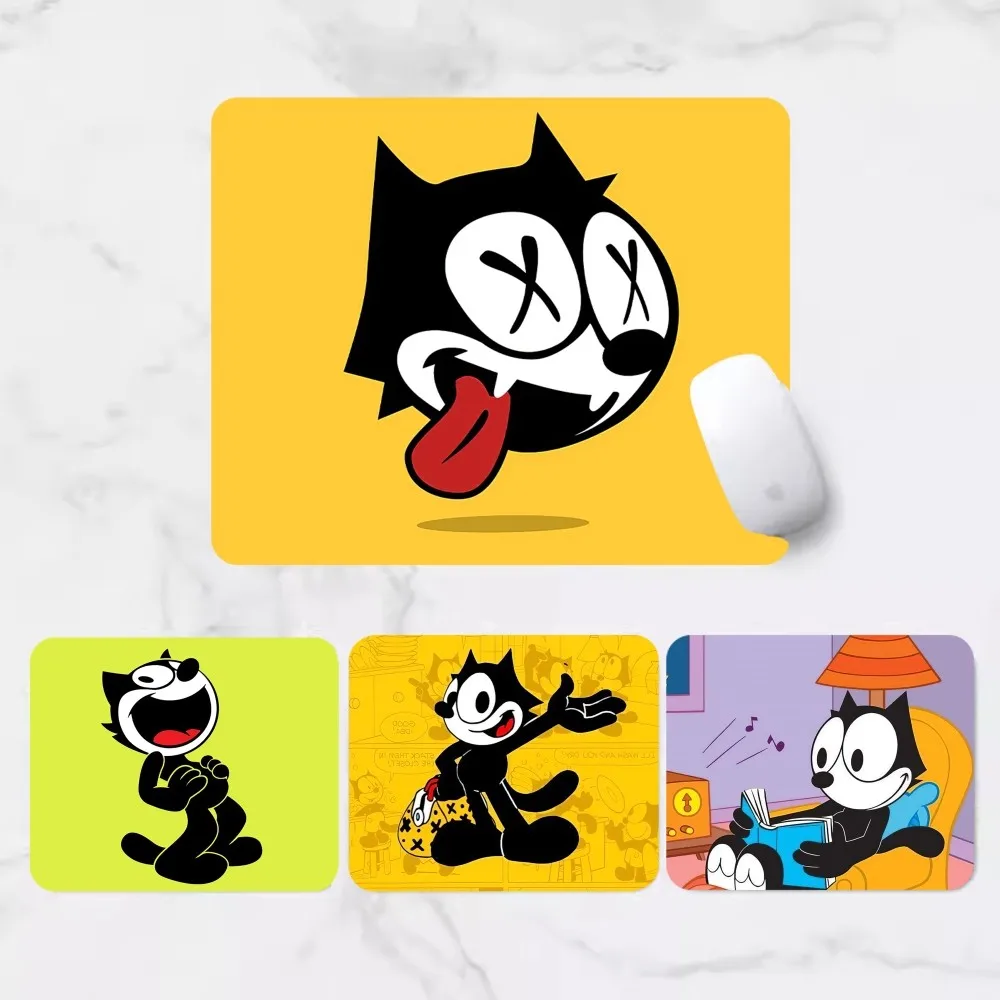 

F-Felix the Cat Mousepad Computer Desk Mat Table Keyboard Pad Laptop Cushion Non-slip Deskpad