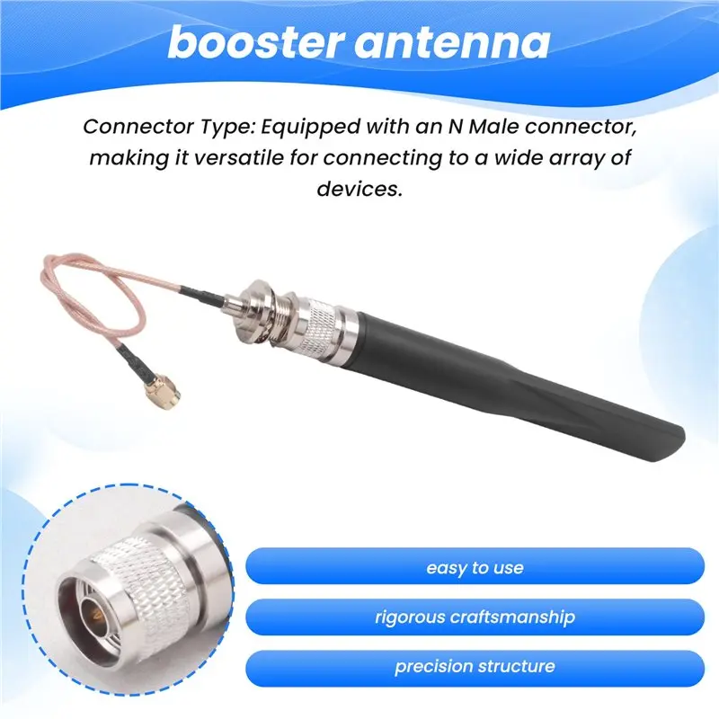 AC57-868Mhz 915Mhz Lora Antenna 5Dbi Omni Outdoor N Male Connector 802.11Ah For Meshtastic Lora Halow Long Range Antennae