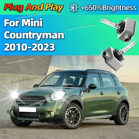 2개 D1S HID 전구 6000K 제논 헤드라이트 35W 자동차 램프 미니 컨트리맨 2010-2023 2011 2012 2013 2014 2015 2016 2017 2018용