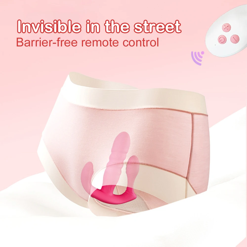 3 in 1 Panties Vibrators Wearable Female Sex Toys Wireless Remote Vibrator for Women G Spot Clitoris Stimulator Anal Massager