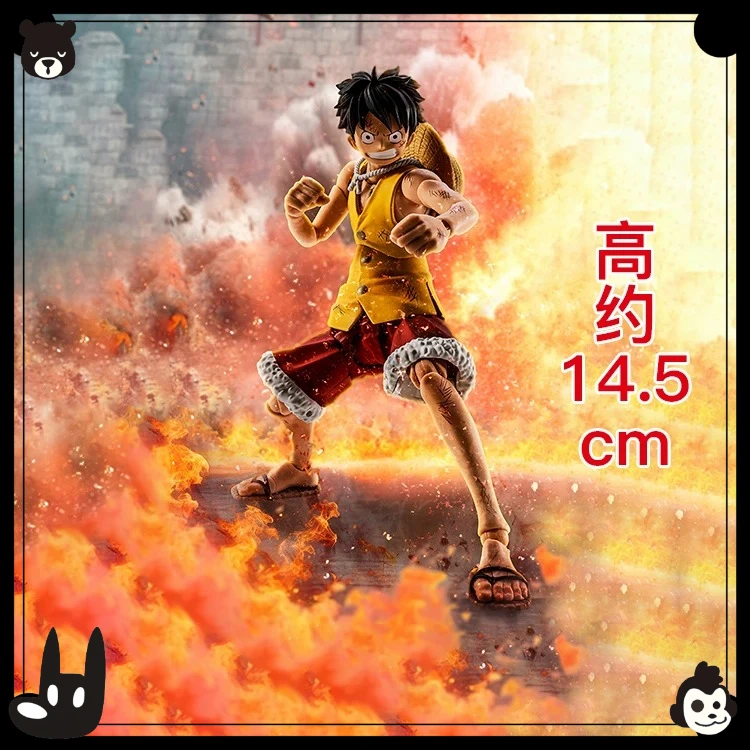 

Spot, Bandai SHF LuckModra Collect Luffy ONE PIECE Mariford Top Showdown, Movable Finished Figure