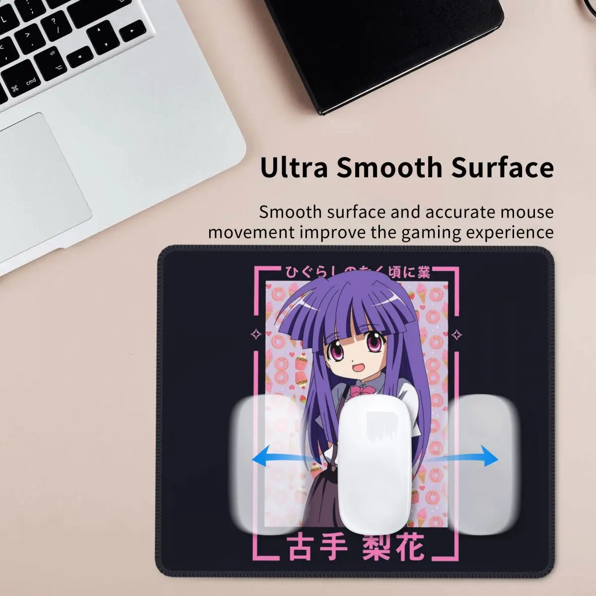 Higurashi No Naku Koro Ni Mouse Pad لوحة مفاتيح الكمبيوتر ماوس حصيرة ألعاب الكمبيوتر المحمول حصيرة مكتبية ملحقات المكتب مفارش الطاولة