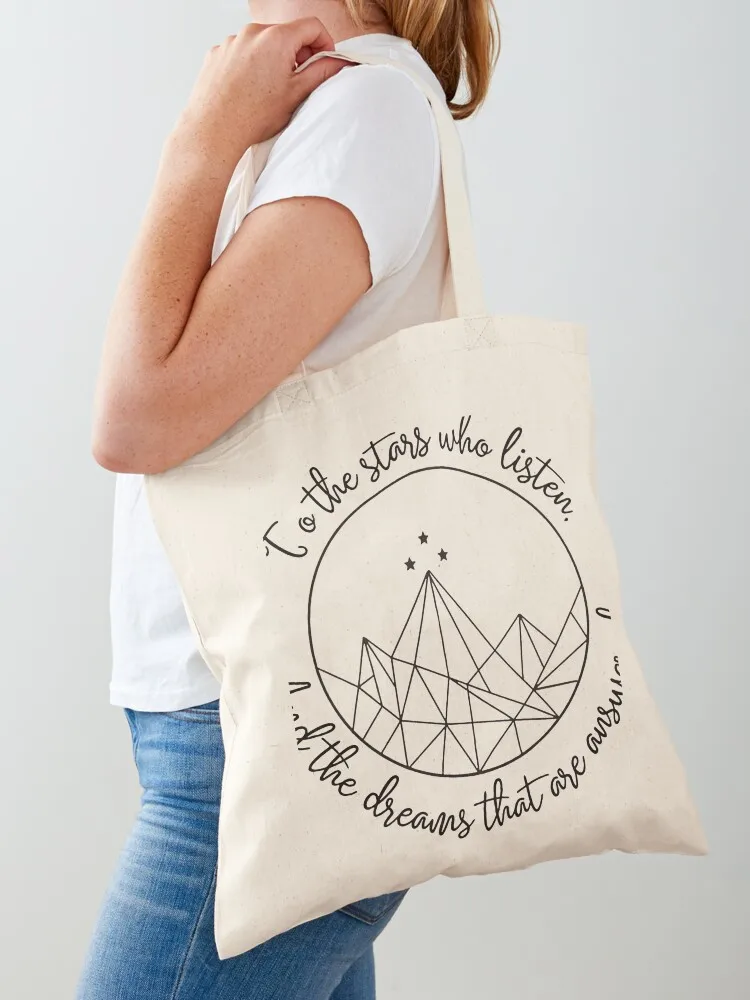 

Acotar Velaris shirt Tote Bag Women's shopper tote bags aesthetic cute tote bag shopping cart bags