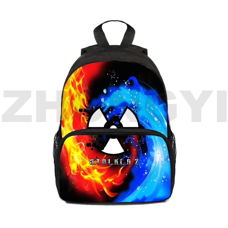 Mini Bag Game S.T.A.L.K.E.R. 2 Backpacks for School Teenagers Girls 3D Anime Stalker 2 Heart of Gun Bookbag 12/16 Inch for Kids