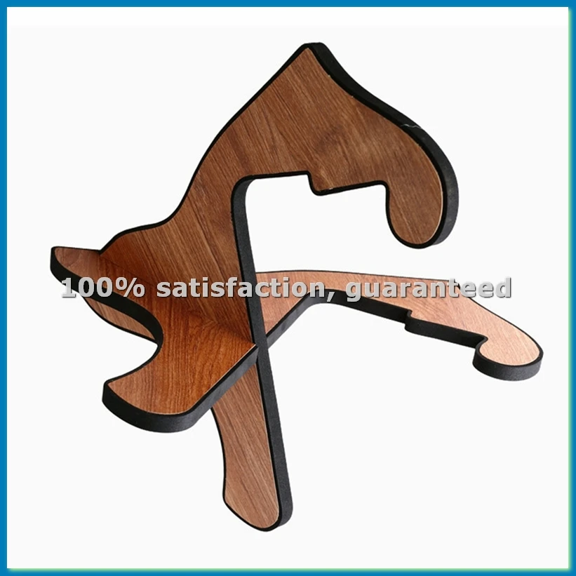 

Деревянная подставка для гитары, универсальная подставка для гитары, портативная подставка для струнных инструментов с мягким резиновым покрытием-ANKL