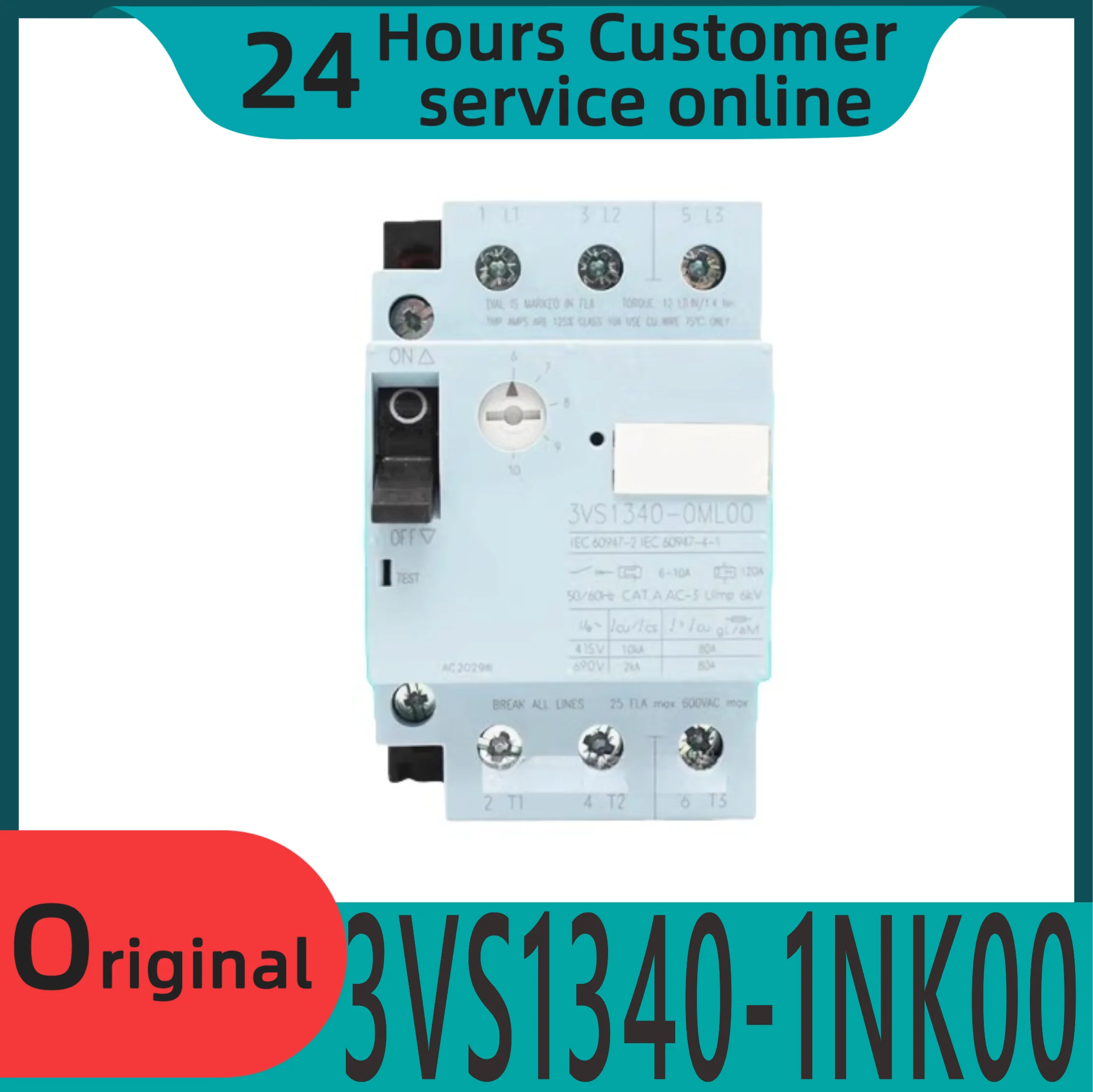 

New original circuit breaker 3VS1340-1NK00 MF MG MH NH MJ NL MK NK ML MP MN