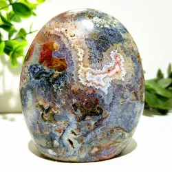 Natural Stone Ocean Jasper Crystal Freeform Display Home Room Decor Ornaments And Spiritual Meditation Reiki Healing