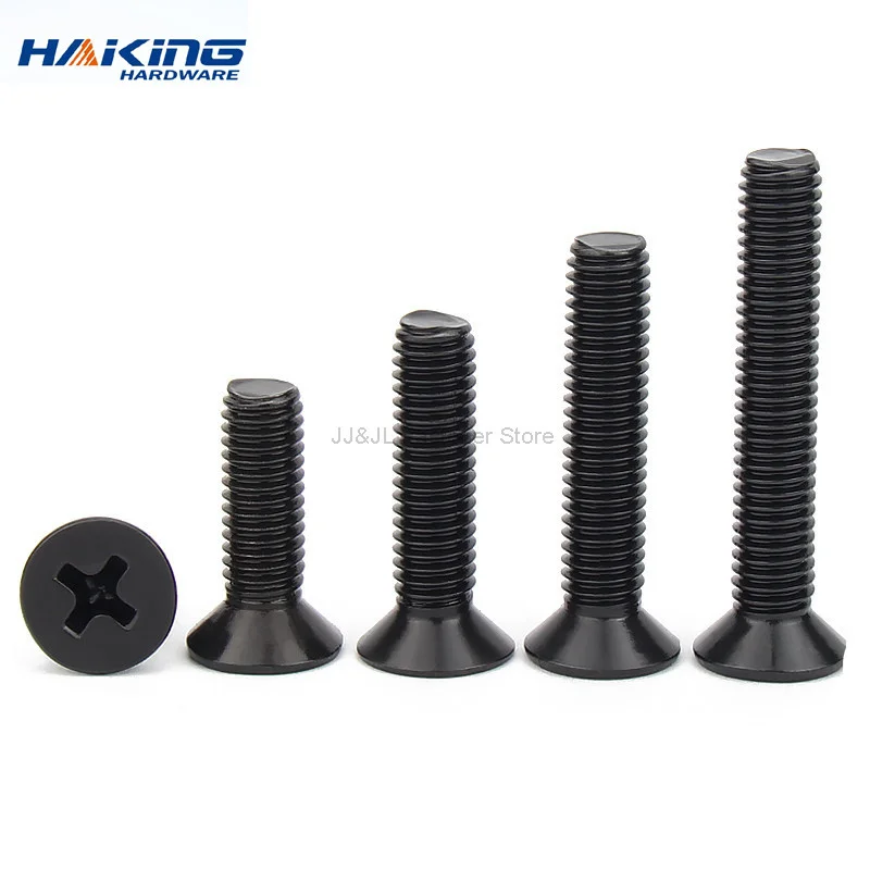 55pcs Countersunk Falt Head Phillips Screw M1.2 M1.4 M1.6 M1.7 M2 M2.5 M3 M4 M5 Carbon Steel Laptop Screw for Lenovo Samsung