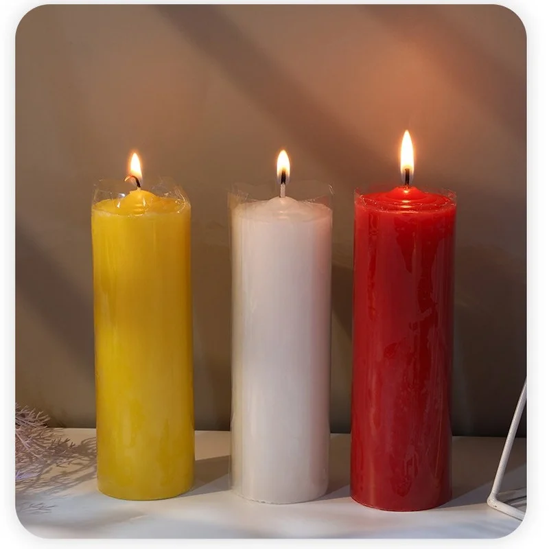 

φ4.5cm*L16cm Household Stick Candles for Emergency Classic Pillar Candles for Home Decor Colorful Party Candles Scentedless