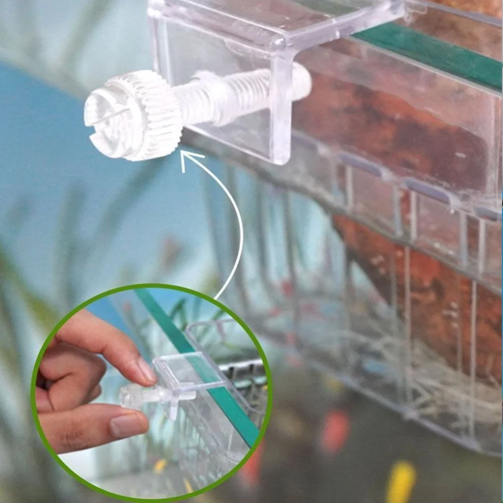 

Прозрачный держатель для аквариумных растений, 8 шт., подвесная корзина, горшок для растений для аквариума, поддержка и украшение для водных растений