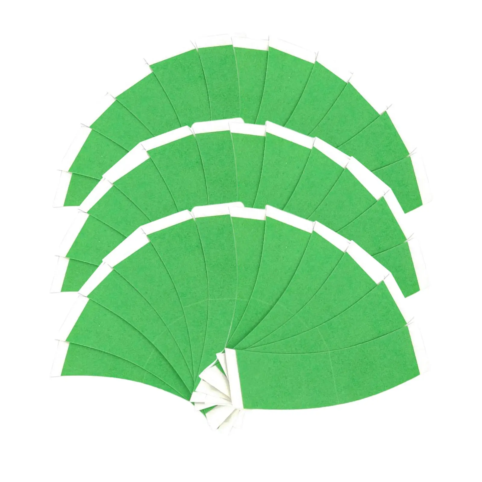 36Pcs Double Sided Waterproof Strong Tapes for Lace Front Toupee Wigs Green Color