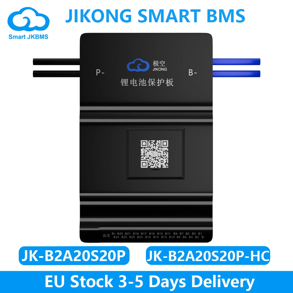 Jikong Smart Bms B2a20s 20P Jk Bms Rs485 Can Lifepo4 Li-Ion Lto Batterij 8S ~ 20S 200a Smart Jkbms Met 2a Actieve Balans