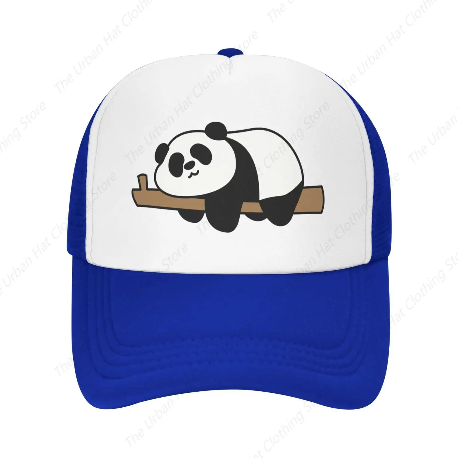 Cute Panda Mesh Hat for Men Women Baseball Cap Stylish Casquette Adjustable Dad Trucker Hats for Male Female Daily Outdoor