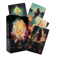 12x7cm Universe Moon Tarot Card 78 Cards/Set Fate Divination Tarot Deck Family Entertainment Board Game Fortune-telling Cards