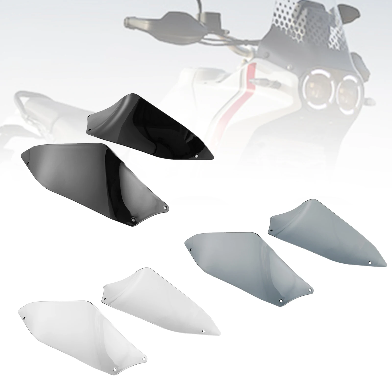 Topteng Motorcycle Deflector Side Top for DUCATI Desert X 2022-2023