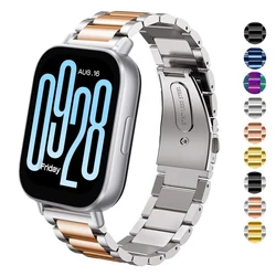 Strap for Redmi Watch 5 Active Lite Stainless Steel Watchband For Xiaomi Redmi Watch 5 Lite Active Luxury Metal Bracelet Correa