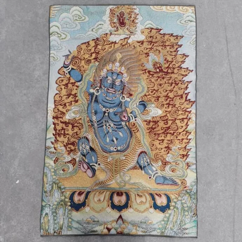 Antichi produttori vari all'ingrosso antico Distressed Thangka Jiangsu ricamo Tibet Thangka One Piece Dropshipping