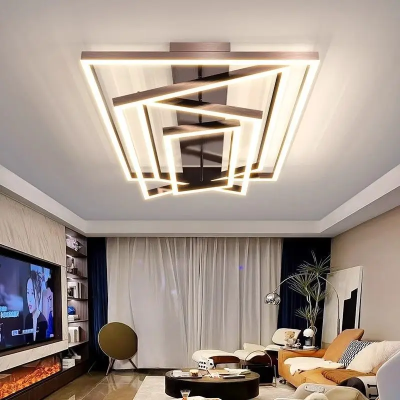 Modern LED Ceiling Light Living Room Lamp Minimalist Atmosphere Luxury Living Room Main Lamp Household Super Bright Ceiling Lamp