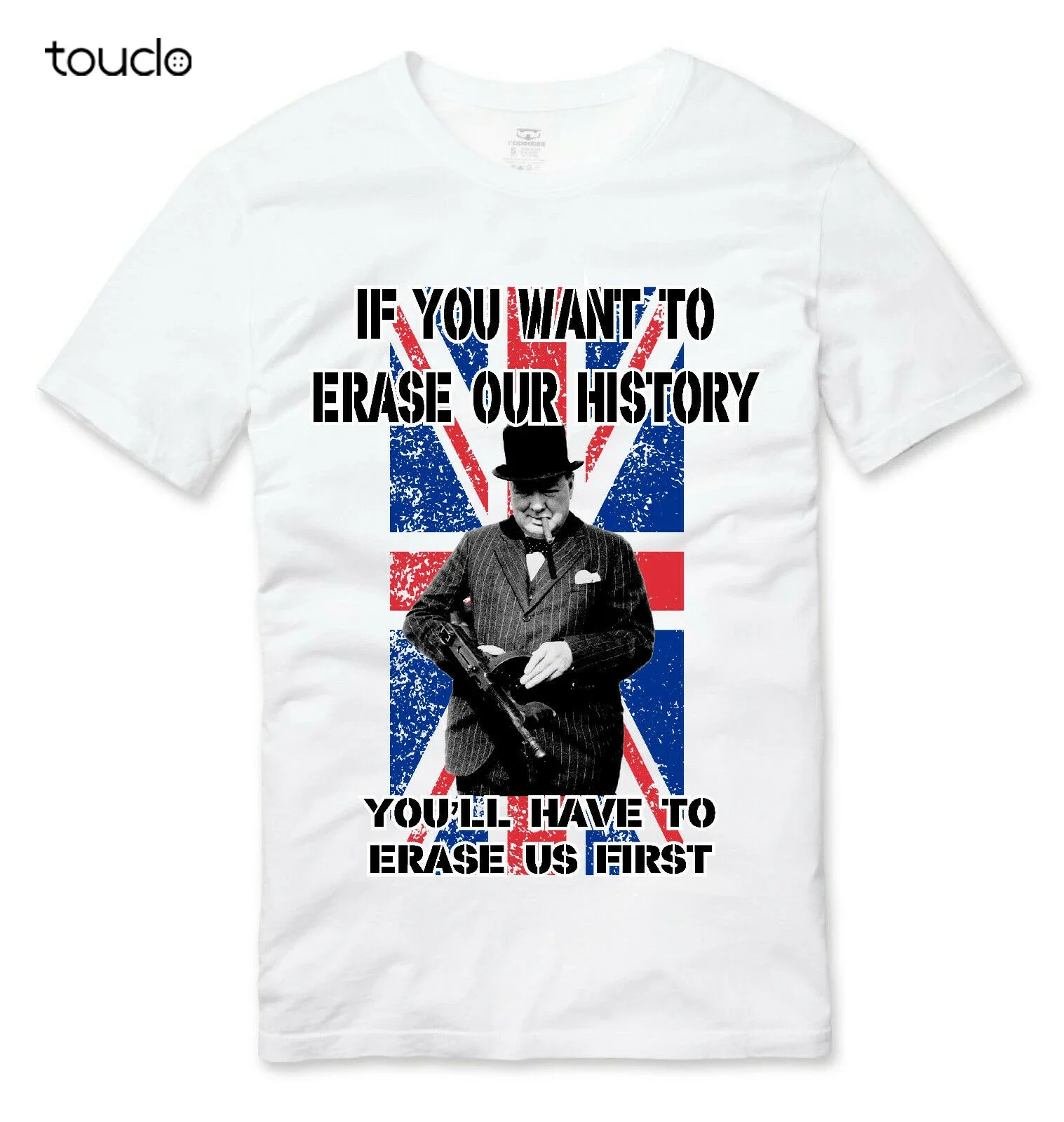 Winston Churchill Anti Woke Anti Pc Anti Censorship T Shirt White Custom Aldult Teen Unisex Digital Printing Tee Shirt Cotton