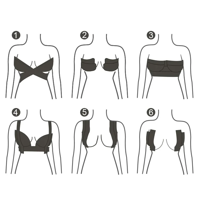 Capas adesivas de mamilo mamário para mulheres, corpo push up bra, fita de elevação invisível, acessórios sexy bralette, 1 rolo, 5m