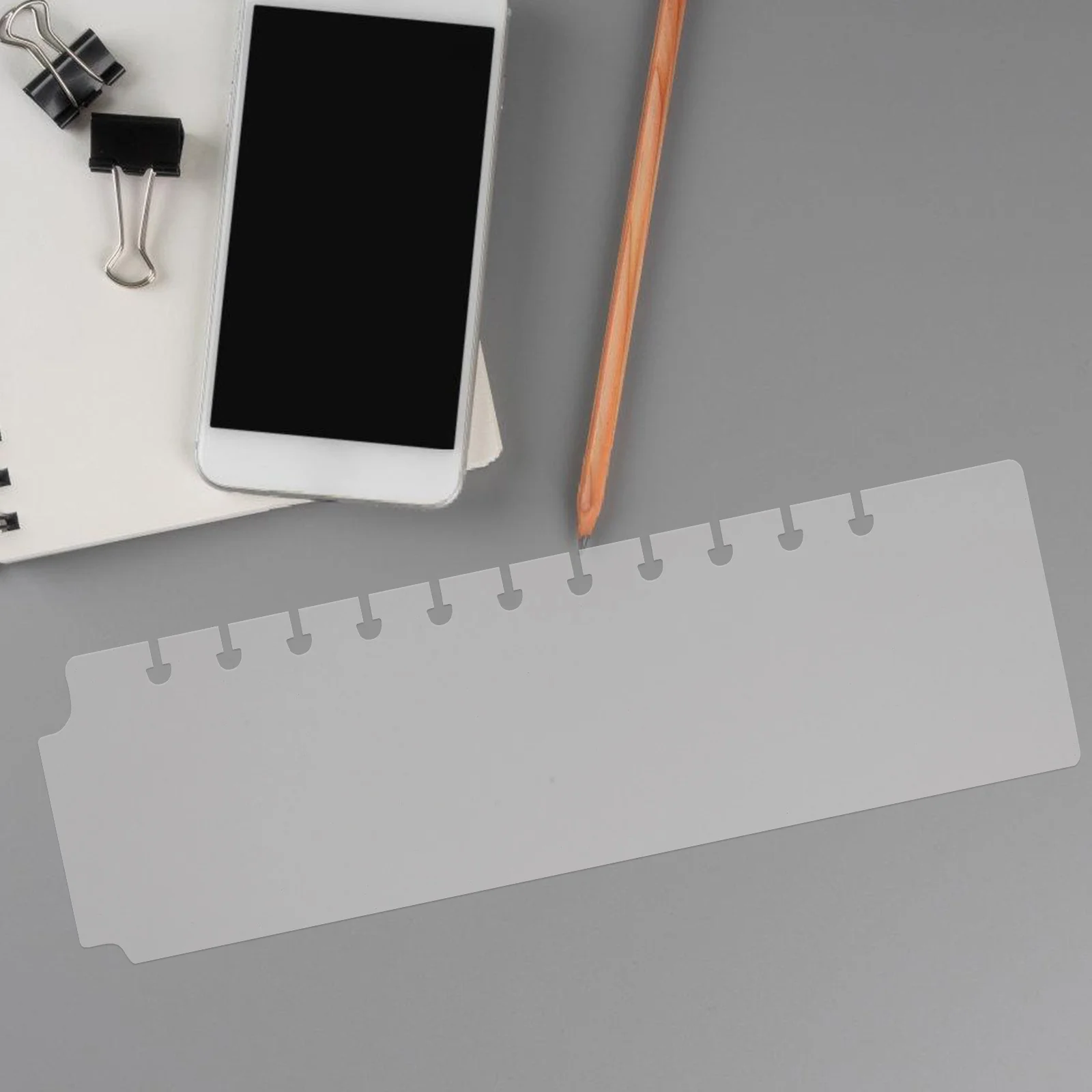 Cartelle divisorie in plastica compatte da 5 pezzi per studenti professionisti Accessori per agenda per notebook Divisori per cartelle raccoglitori