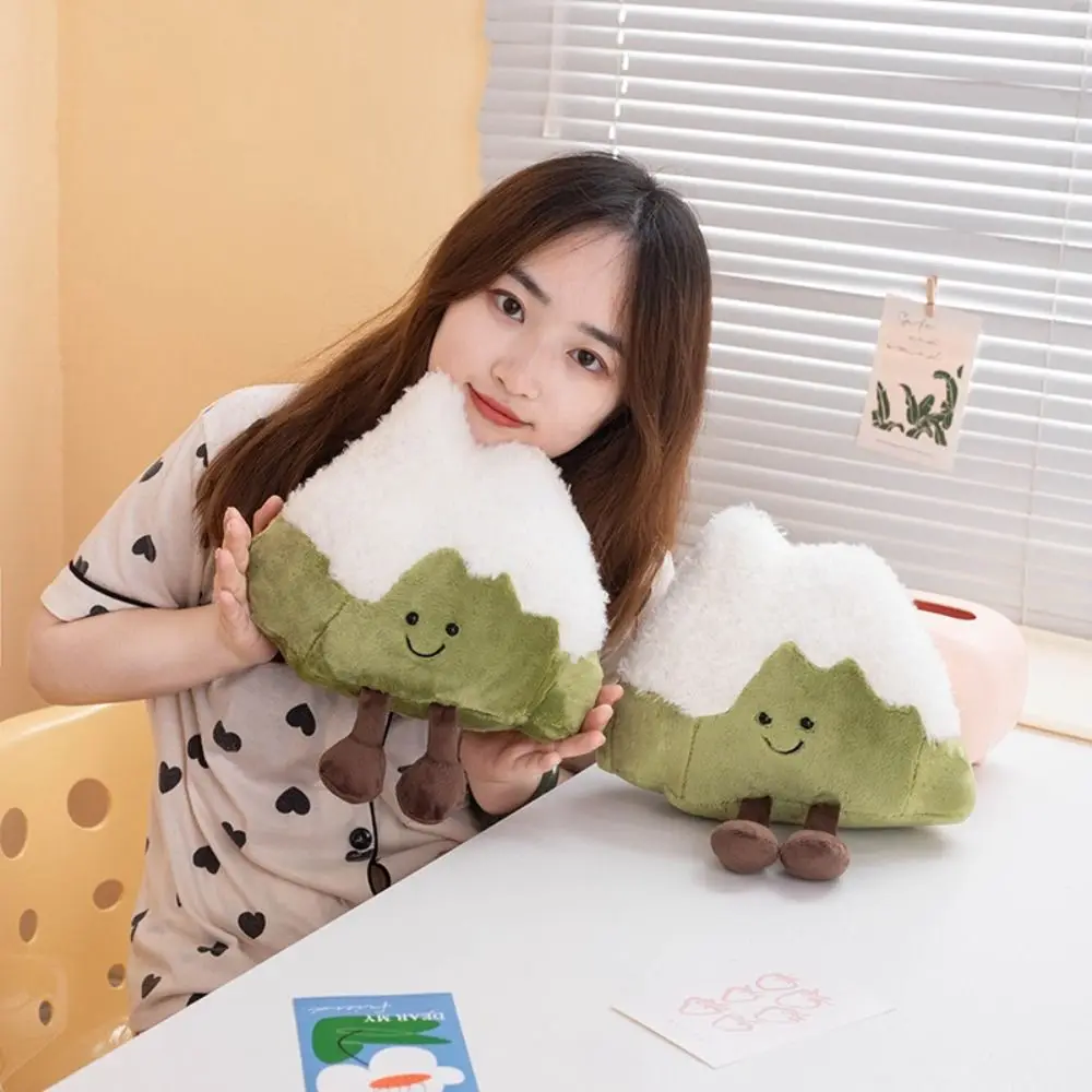 Cute 30cm Plush Snow Mountain Doll Smiling Soft Plush Animals Cartoon Sleeping Doll Kids Home Decor