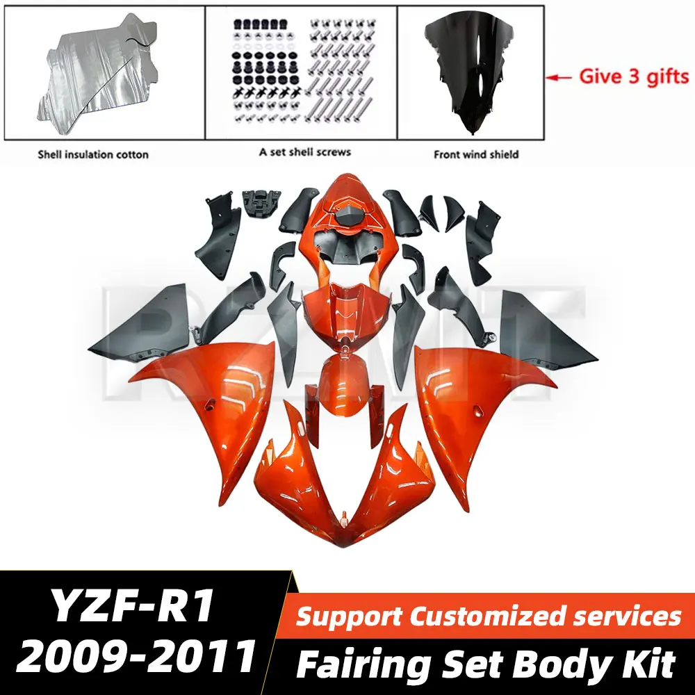 

For YAMAHA YZF-R1 2009-2011 Motorcycle Fairings Set ABS Plastic Bodywork Set Body Kit Shell Injection YZFR1 09-11 Y1009-121a