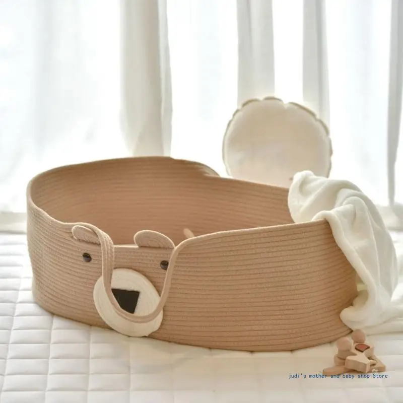 Baby Changing Basket Moses Basket for Babies Portable Baby Sleeping-Basket 28in