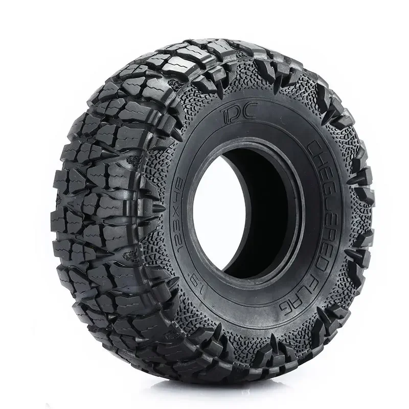 1.9 / 2.2 polegadas 123mm para carro de escalada de simulação 1/10 TRX-4 SCX10 AXIAL 90046 pneu super macio de borracha com forro de esponja