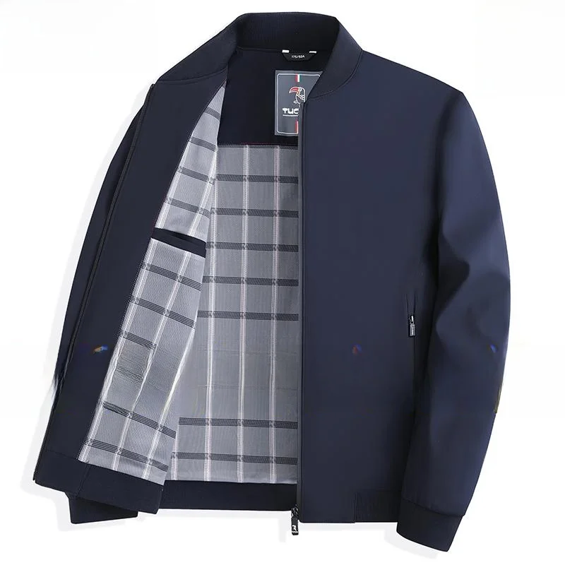 

Мужская куртка-бомбер Woodpecker в стиле кэжуал, новая весенняя модель, свободный крой, ветрозащитная, стандартная длина, на молнии