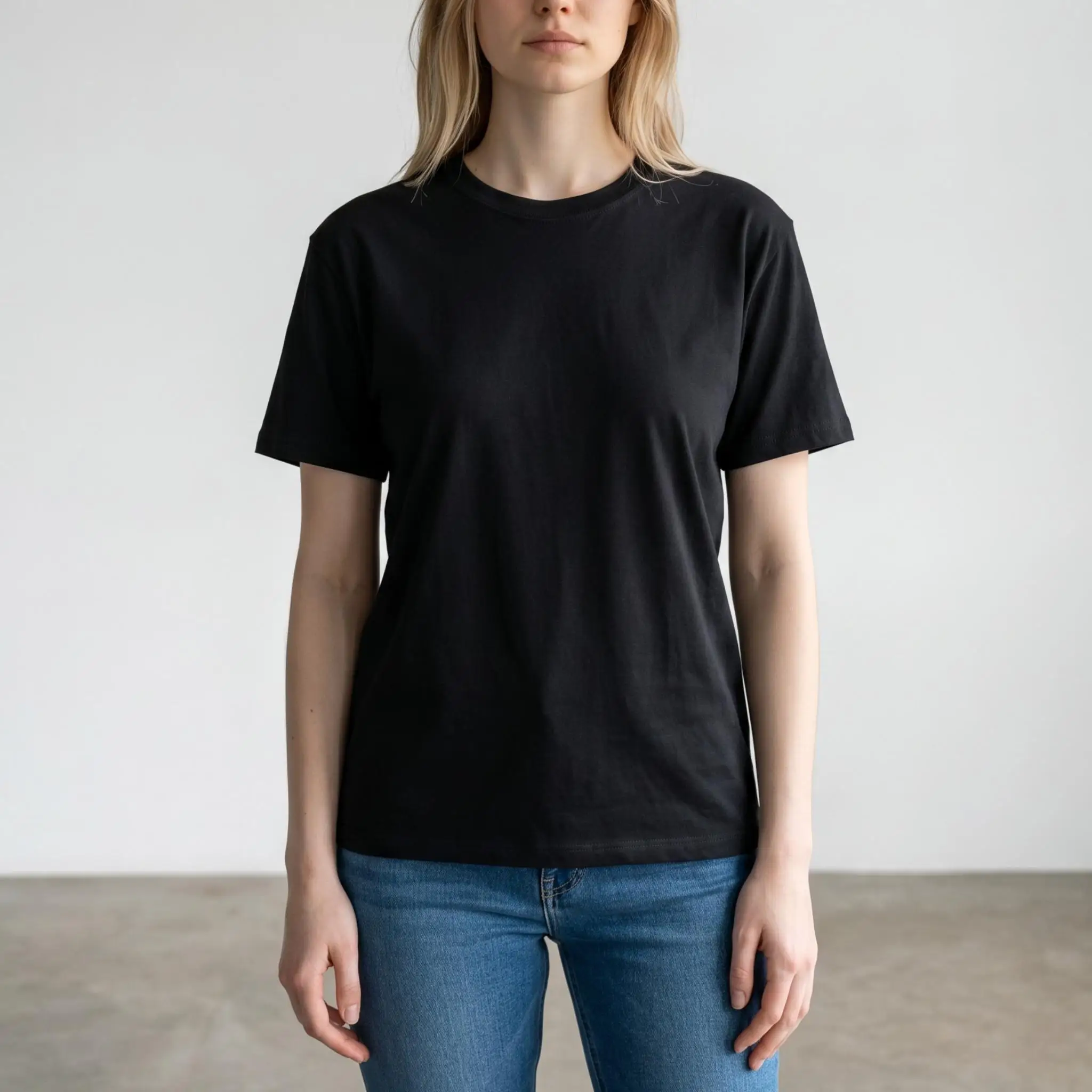 Women's Pure Cotton T-shirt, Short Sleeved Solid Color T-shirt, Casual Summer Top, Multiple Colors To Choose From