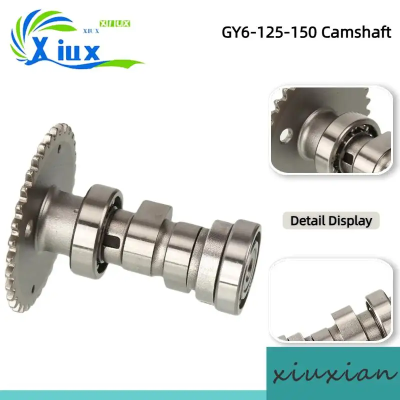 

Распредвал двигателя скутера GY6125 GY6150 и распредвал двигателя мотоцикла 125, подходящий для моделей 125 и 150.