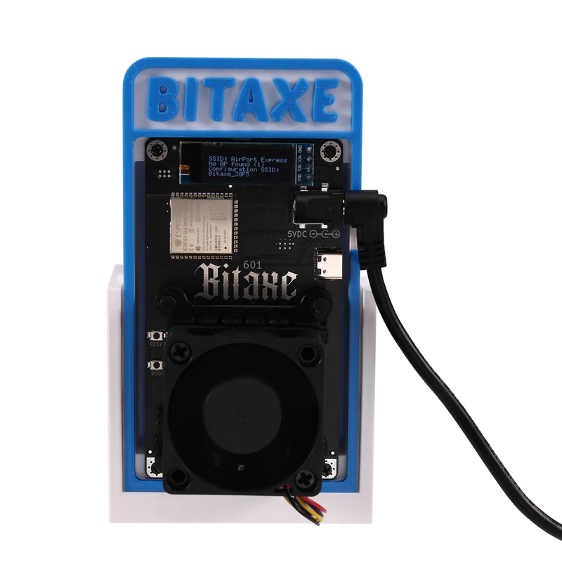 

Upgrade Stand Bitaxe Gamma 601 Solo Miner 1.2TH/S 18-22W BM1370 Asic From Antminer S21 Pro BTC Crypto Miner BR PLUG