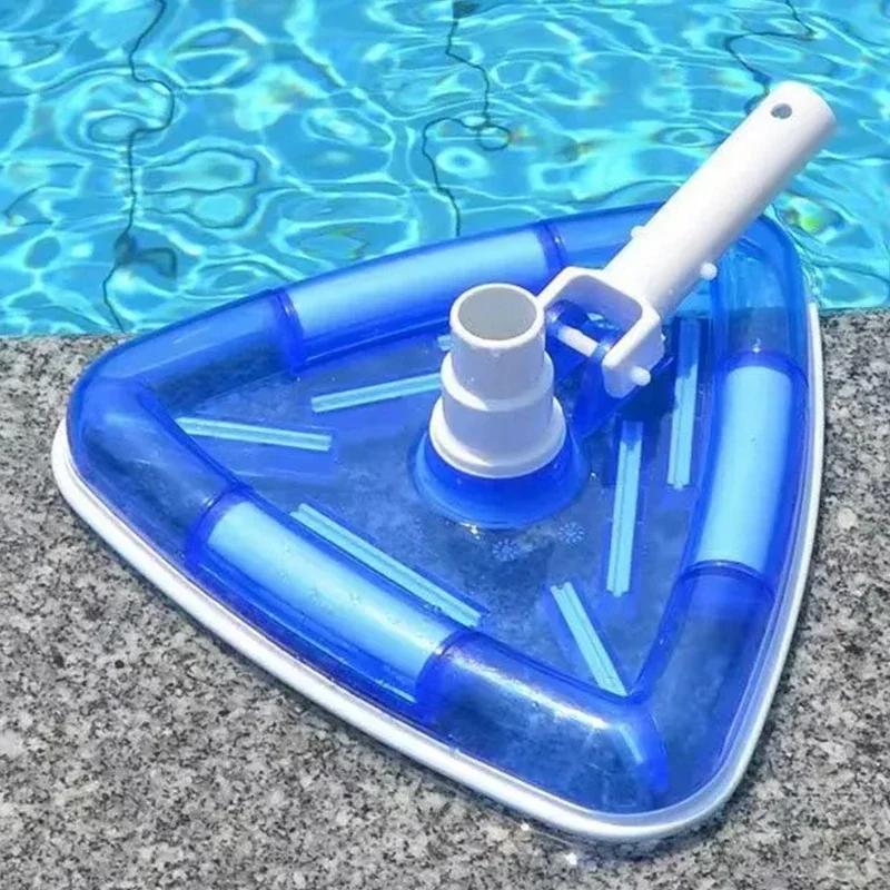 Spa Swimming Pool Vacuum Cleaner Head Outdoor Hot Tubs Accessories Transparent Triangle Cleaning Brush Tool Garden Supplies