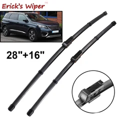 Erick's Wiper LHD Front Wiper Blades For Peugeot 5008 P87 MK2 2017 - 2023 Windshield Windscreen Window Rain Brushes 28