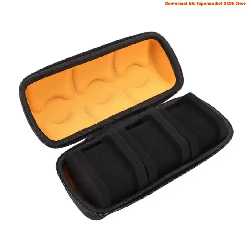 G92D 3 Slot Case Jewelry Bag Wristwatch Storage Box With Shock Resistant Shell