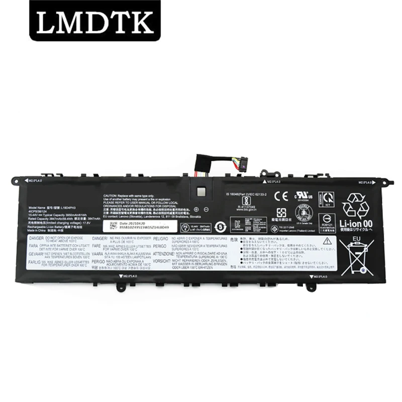 

LMDTK New L19D4PH3 L19C4PH3 L19M4PH3 Laptop Battery For Lenovo Yoga 14S 2021 PRO 14 15.44V 61WH Series Notebook