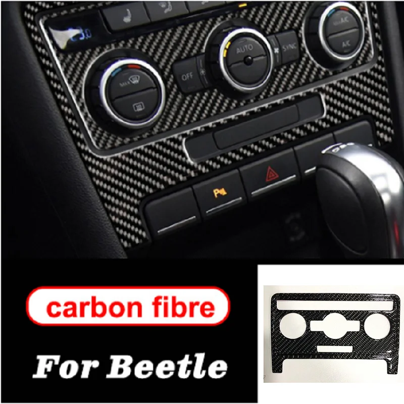 

Carbon Fiber Air Condition Control Panel Trims For VW Beetle 2012-19