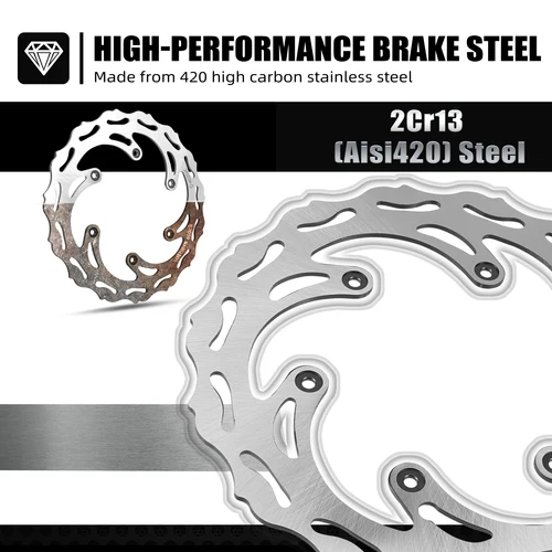 Imagen 2 del producto Para KTM EXC 300 EXCF 350 SX125 SXF 450 XCW500 1994-2022 para Husqvarna TE300 GasGas EC300 260/220mm rotores de discos de freno delanteros y traseros