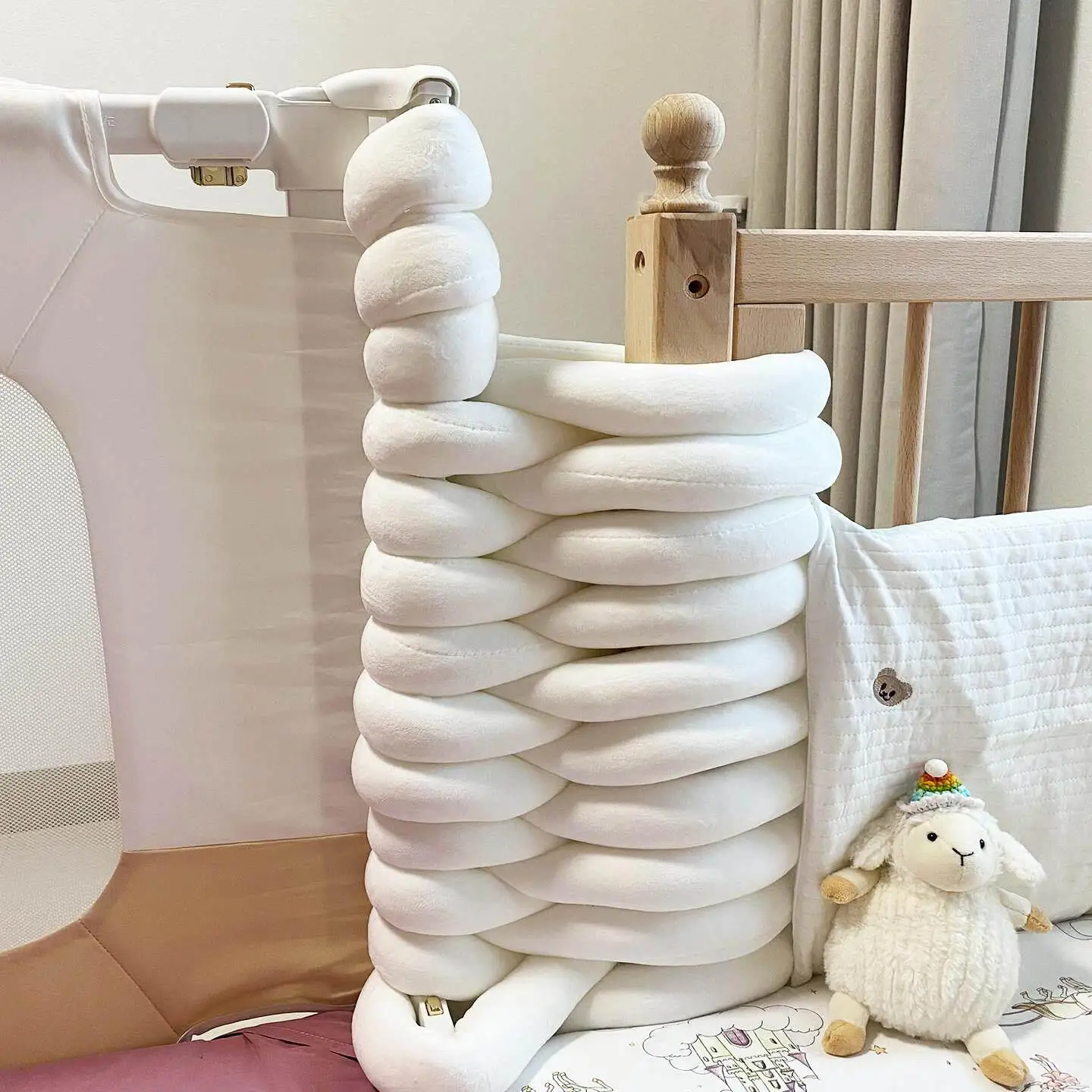handmade-diy-baby-bed-rail-filler-soft-cushion-barrier-anti-collision-strip-infant-protection-safety-guardrail-plug