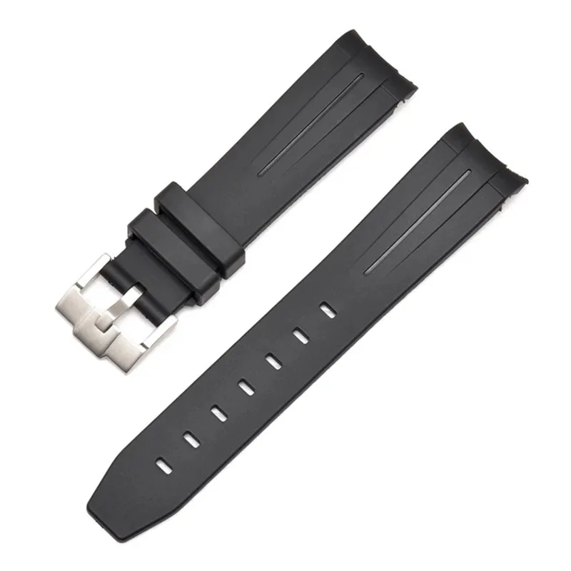 20mm 21mm 22mm High Quality Silicone Strap For GMT Ghost King Ancon Soft Rubber Sport Watch Band Wrist Bracelet with Tool