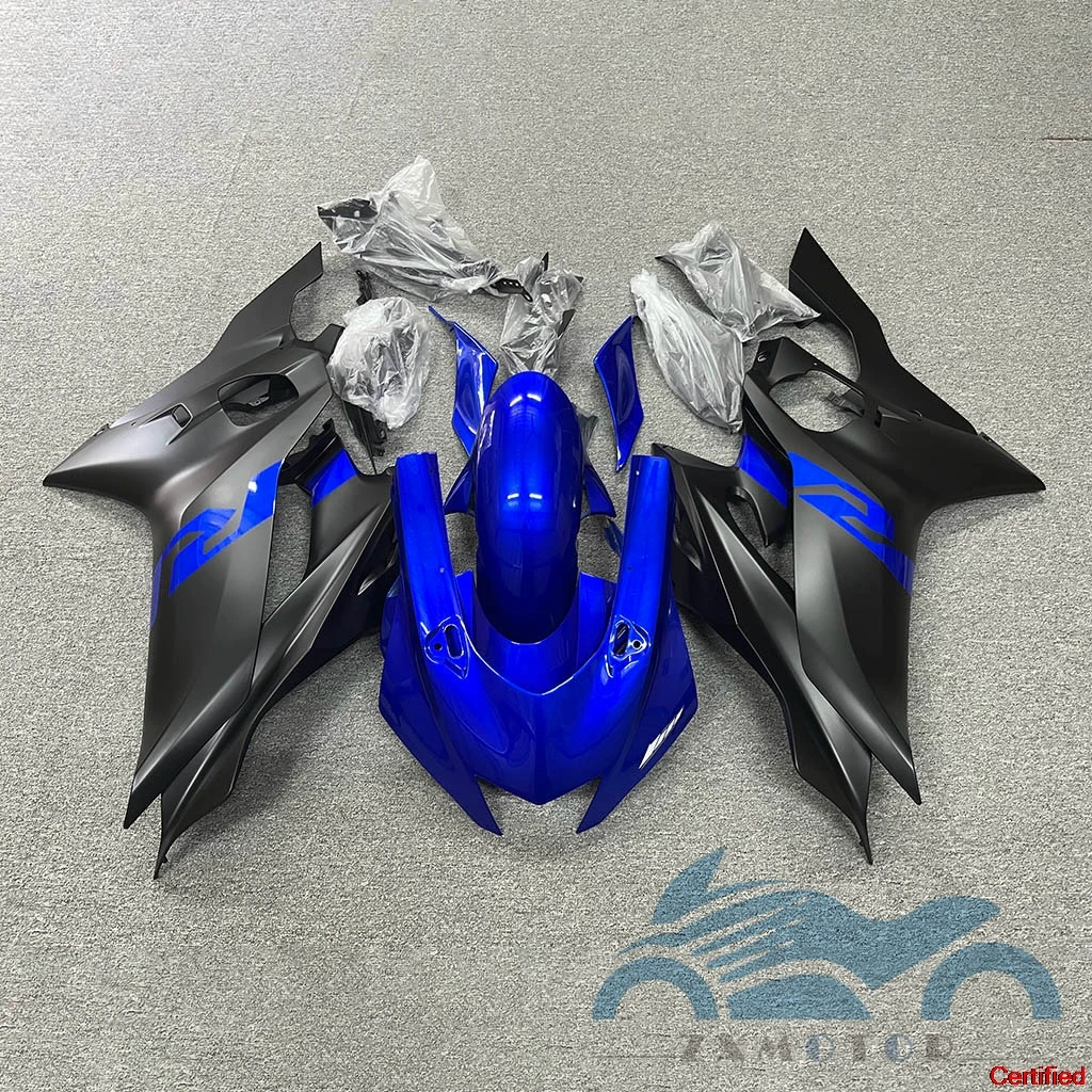 

Motorcycle Complete Fairing kit Plastic Quality Body Yamaha YZFR6 YZF-R6 2017 2018 2019 2020 2021 2022 2023 Blue Black